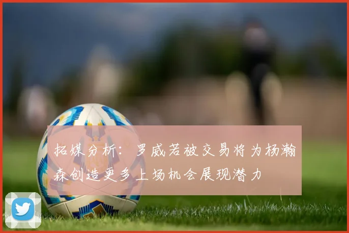 拓媒分析：罗威若被交易将为杨瀚森创造更多上场机会展现潜力